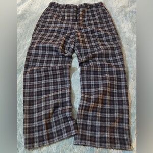 Vintage Orvis Tartan Plaid Wool Slacks Women’s Size 10 Polyester Lined